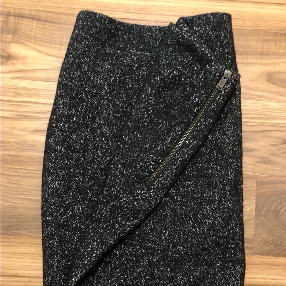 Ann Taylor | Black Speckled Wool Skirt